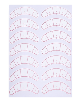Eye pad mapping sticker (140st)