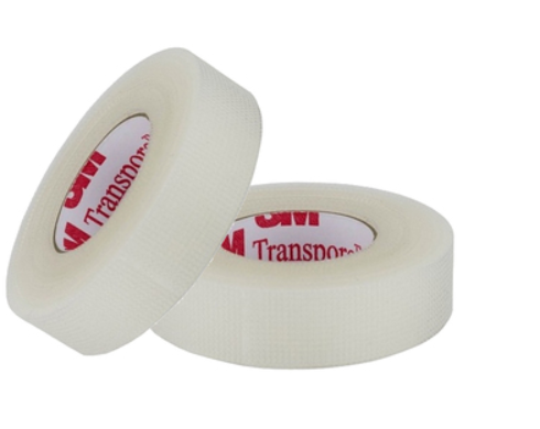 3M Transpore tape 1,25cm breed (doos a 24 stuks)