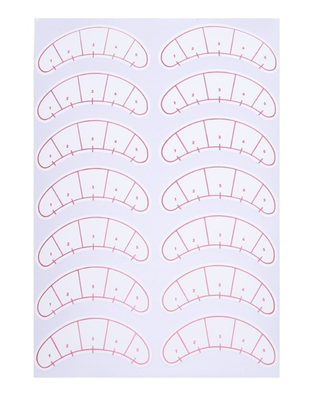 Eye pad mapping sticker (140st)